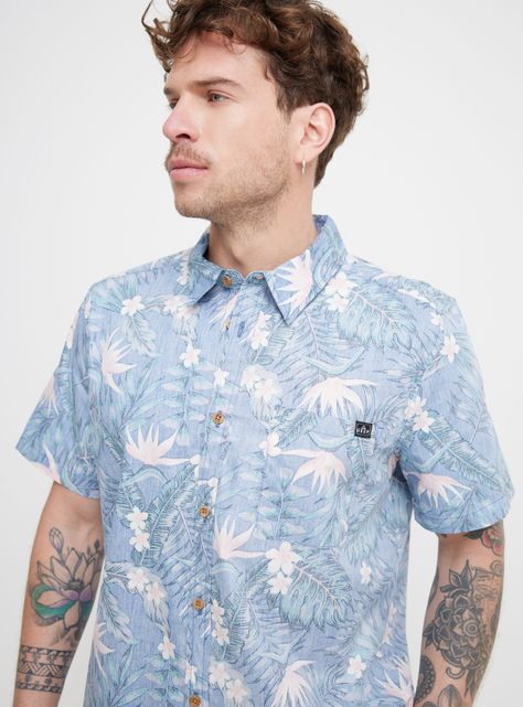 Camisa Algodón Hawaiana-2