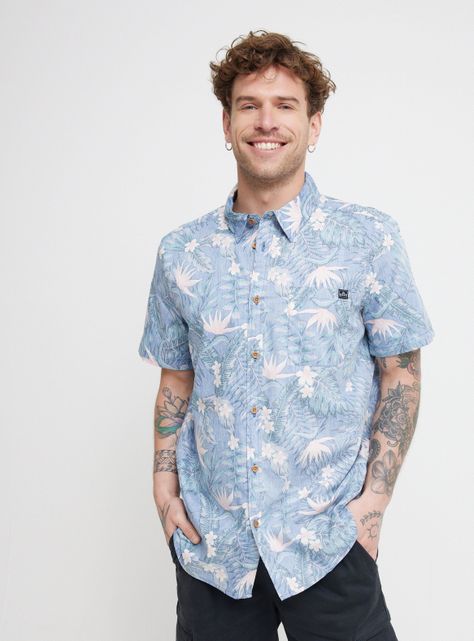 Camisa Algodón Hawaiana-0