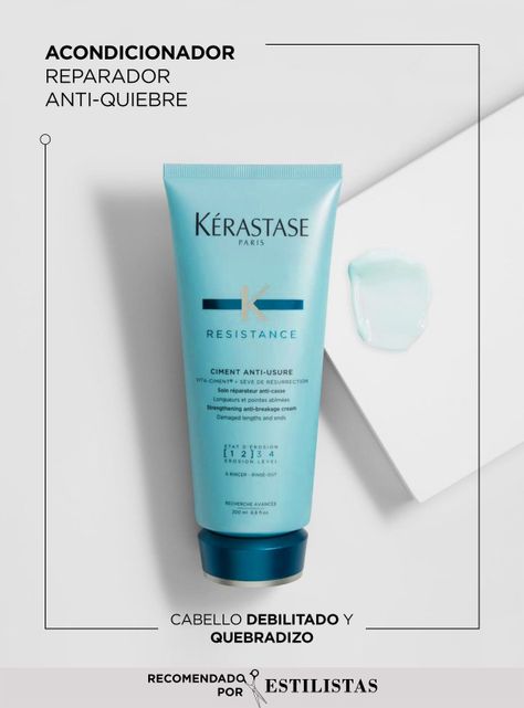 Set Cabello Debilitado Resistance Shampoo Bain Force Architecte 250 ml + Acondicionador Ciment Anti-usure 200 ml-4