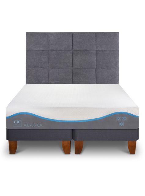 Cama Europea Alaska King + Set Muebles Tamesis-0
