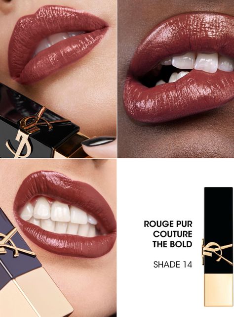 Labial Yves Saint Laurent Rouge Pur Couture The Bold 14 2.8g-2