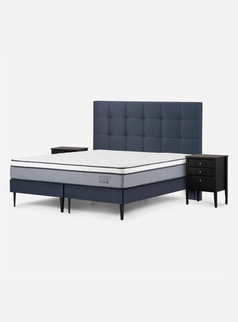 Cama Europea Indie King + Set Muebles Issey-0