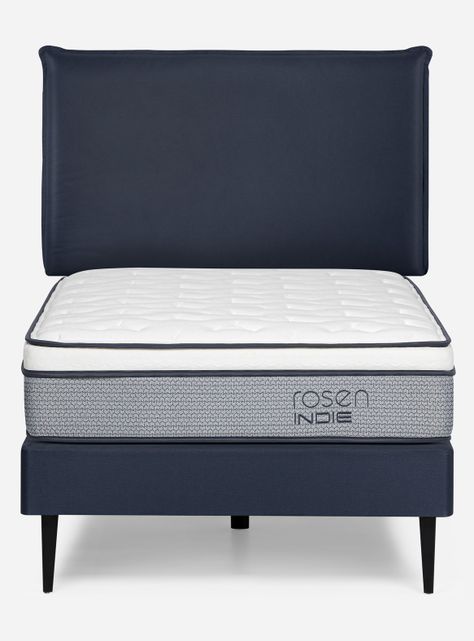 Cama Europea Indie 1.5 Plazas + Respaldo-1