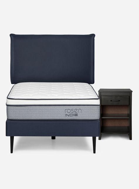 Cama Europea Indie 1.5 Plazas + Set Muebles Maurice-1