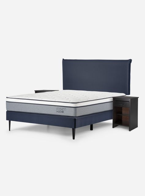 Cama Europea Indie 2 Plazas + Set Muebles Maurice-0