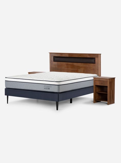 Cama Europea Indie 2 Plazas + Set Muebles Ferrara-0