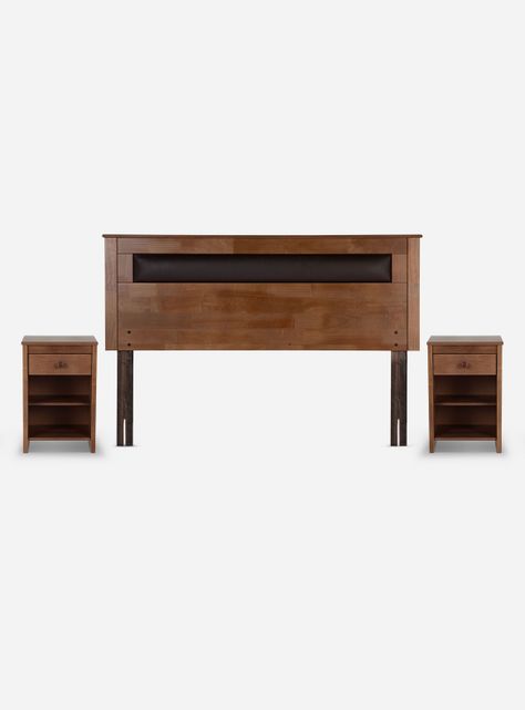 Cama Europea Indie 2 Plazas + Set Muebles Ferrara-2