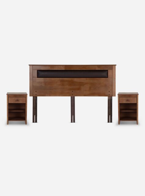 Cama Europea Indie King + Set Muebles Ferrara-2