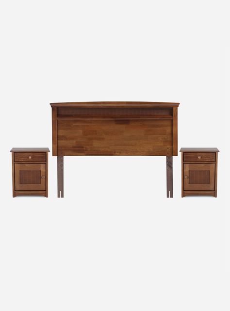 Cama Europea Indie 2 Plazas Base Dividida + Set Muebles Vene-2