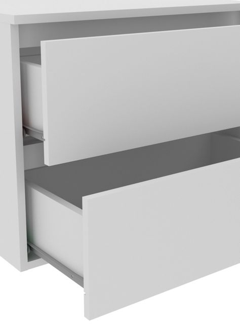 Mueble Baño Aéreo 2 Cajones con Lavamanos-2