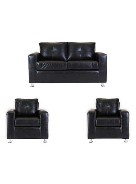 Juego Living George PU 2C + Sillones-0