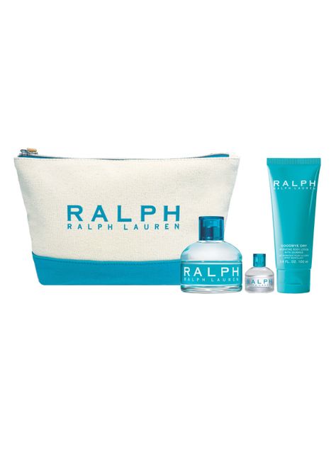 Set Perfume Ralph EDT 100 ml + Mini EDT 7 ml + Body Lotion 100 ml + Cosmetiquero-0
