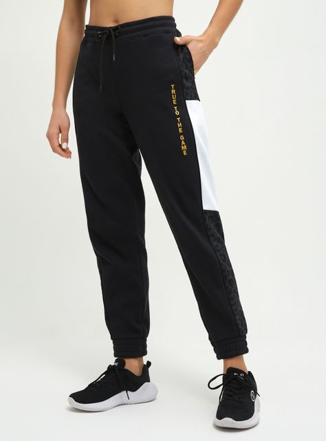 Pantalón Jogger Color Block Animal Print-0