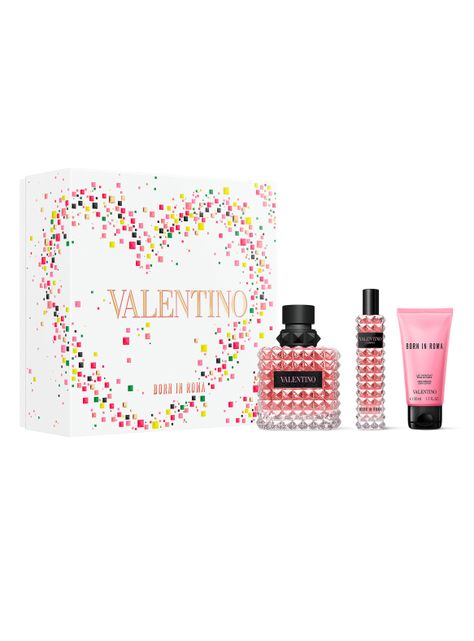 Set Perfume Valentino Born in Roma Donna EDP Mujer 100 ml + EDP 15 ml + Body Lotion 50 ml-1
