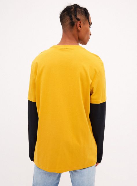 Polera Bicolor Cuello Redondo-1