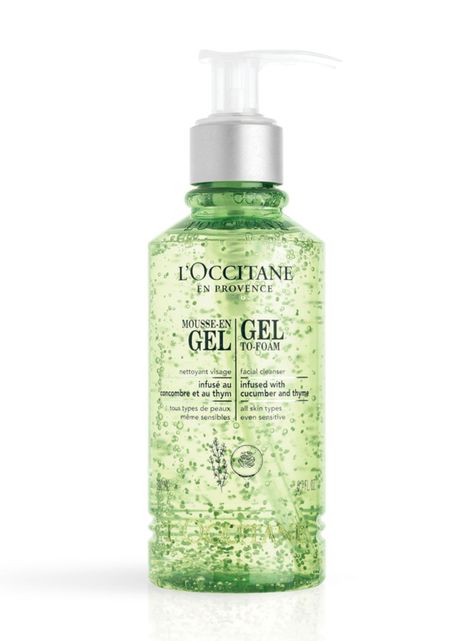 Espuma L'Occitane de Limpieza Pepino y Tomillo 200 ml-0