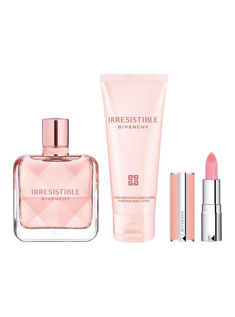 Set Perfume Givenchy Givenchy Irresistible EDP 50 ml + Crema Corporal 75 ml + Mini labial Rose Perfecto 1.5 g-0
