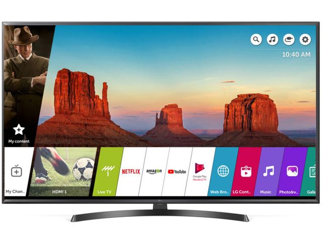LED Smart TV LG 65" UHD 4K 65UK6350-0