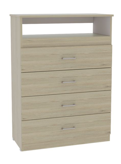 Cómoda Z-80 Beige 4 Cajones-0
