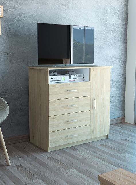 Cómoda Z-91 Beige 4C + 1P-1