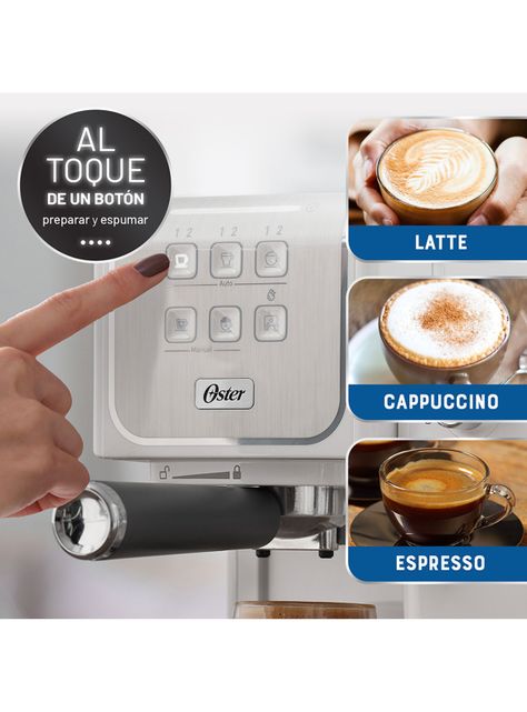 Cafetera Espresso PrimaLatte Touch Blanca BVSTEM6801W-4