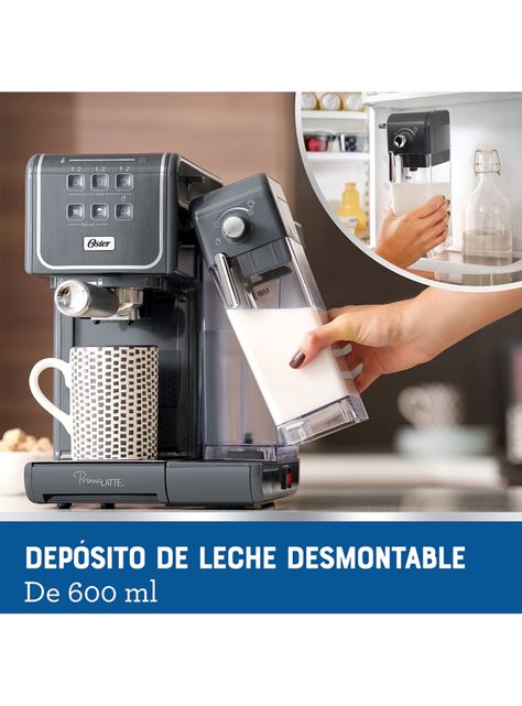 Cafetera Espresso PrimaLatte Touch Gris BVSTEM6801M-8