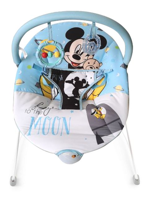 Silla Nido Vibradora Mickey Azul Disney-0