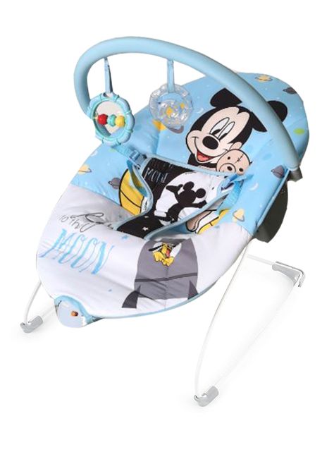 Silla Nido Vibradora Mickey Azul Disney-1