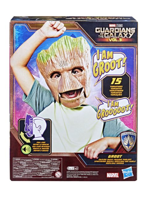 Máscara Guardianes de la Galaxia Vol. 3 Groot-3