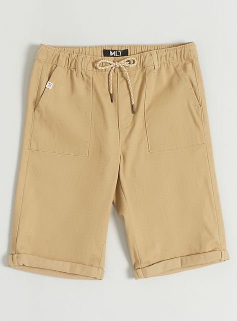 Short Liso con Cordón Bicolor-0