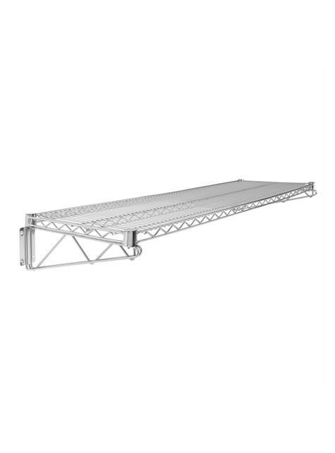 Repisa para Muro Acero Cromado 46 x 152 cm-0