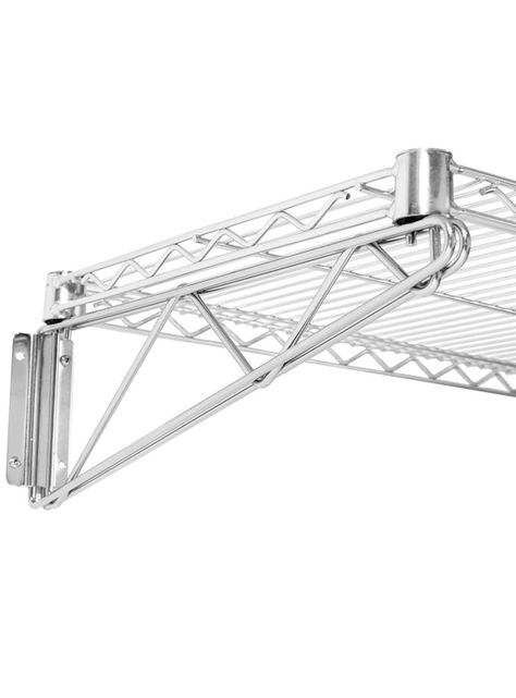 Repisa para Muro Acero Cromado 46 x 91 cm-2