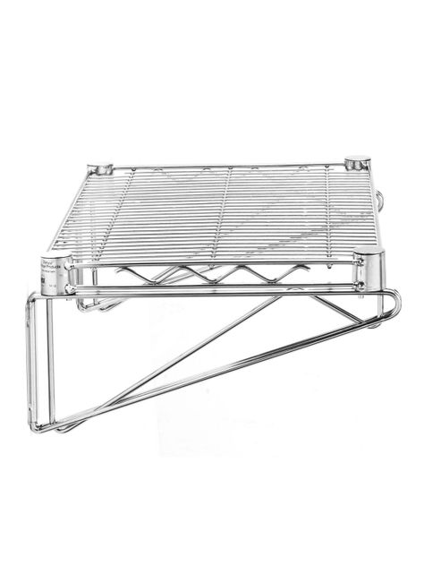 Repisa para Muro Acero Cromado 36 x 61 cm-2