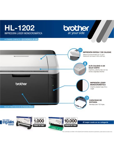 Impresora Láser HL-1202-4