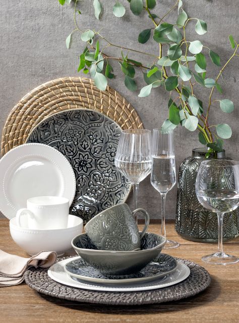 Set Vajilla 24 Piezas Dots Porcelana-4