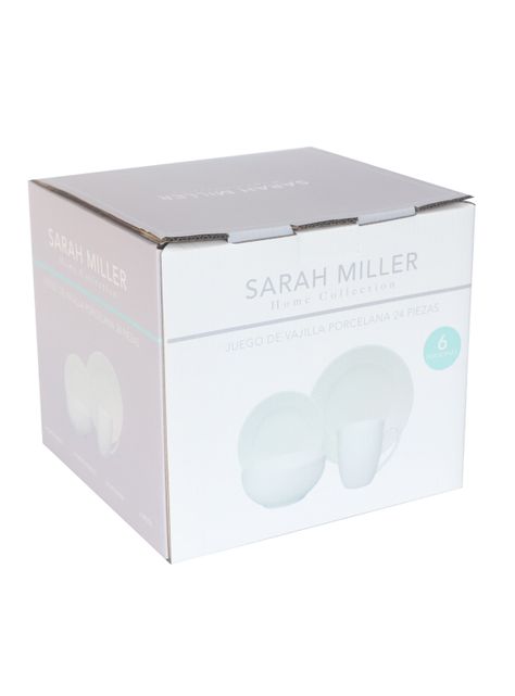 Set Vajilla 24 Piezas Dots Porcelana-3