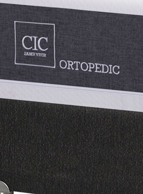 Box Spring New Ortopedic B5 Black 1 Plaza + Respaldo New Dublin Chocolate Sin Textil-2