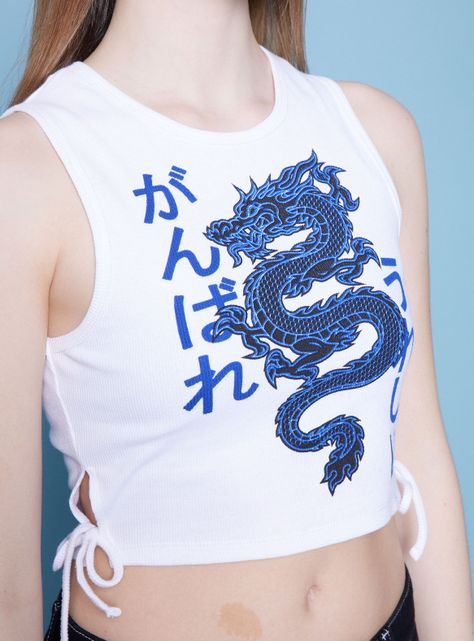Polera Crop Nudo Costado-3