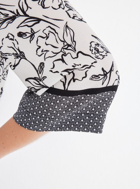 Blusa Estampada  Manga Tres Cuarto-3
