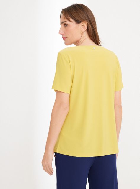 Polera Hebilla Metálica en Escote-1