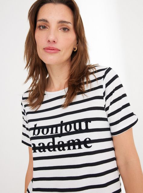 Polera Rayada con Texto-2