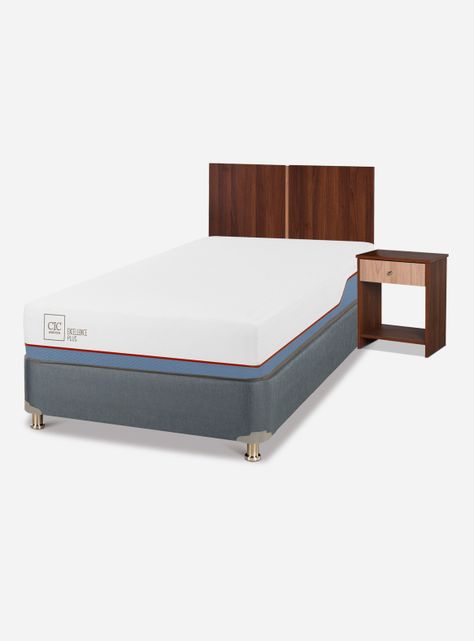 Cama Americana Excellence Plus 1.5 Plazas + Set de Muebles Stylo-0