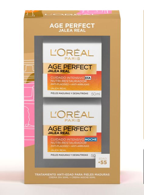 Set Dermo Expertise L'Oréal Paris Cremas Anti-Edad Jalea Real Día+Noche-0
