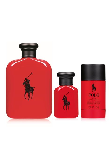 Set Perfume Hombre Polo Red EDT 125 ml +  EDT 40 ml + Desodorante 75g-0