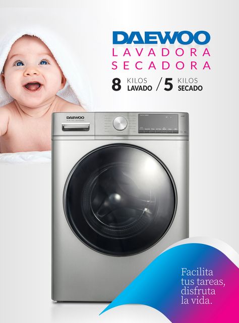Lavadora-Secadora Carga Frontal 8/5 Kg DOWD08S23CL-6