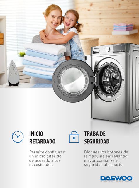Lavadora-Secadora Carga Frontal 10/6 Kg DOWD10S23CL-8