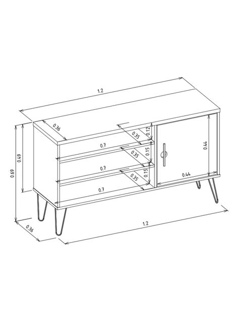 Rack Jdo&Design TV 50" Paty-1