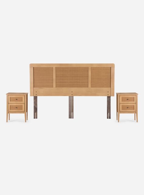 Cama Europea Indie King + Set Muebles Charles-2