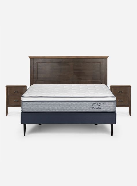 Cama Europea Indie 2 Plazas + Set Muebles Anna-1