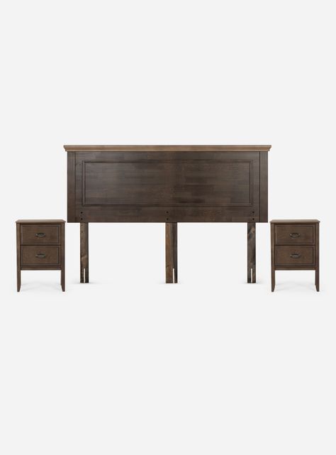 Cama Europea Indie King + Velador + Respaldo Anna-2